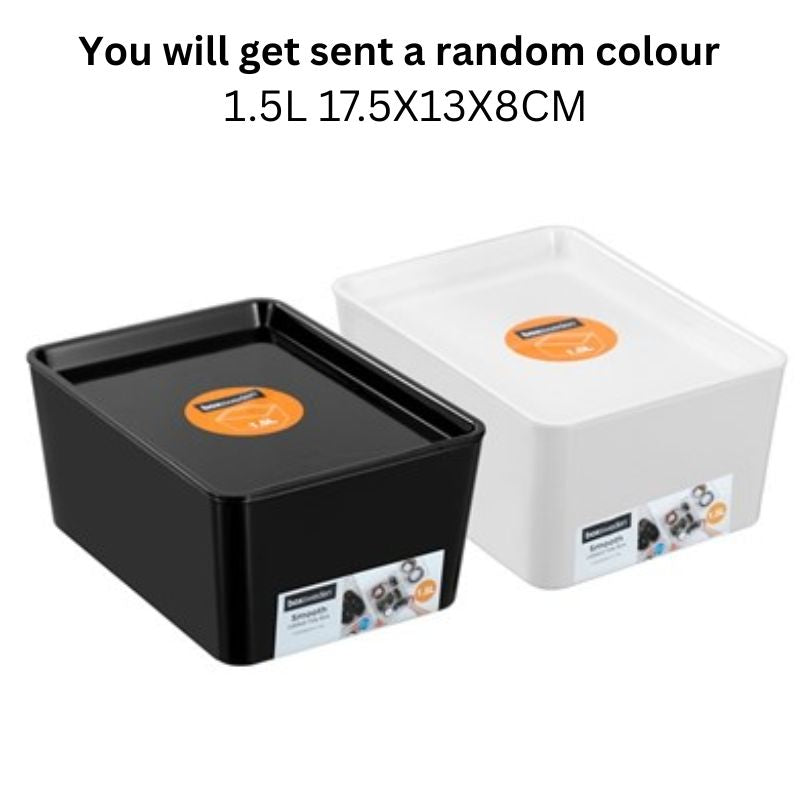 SMOOTH TIDY BOX 1.5L 17.5X13X8CM