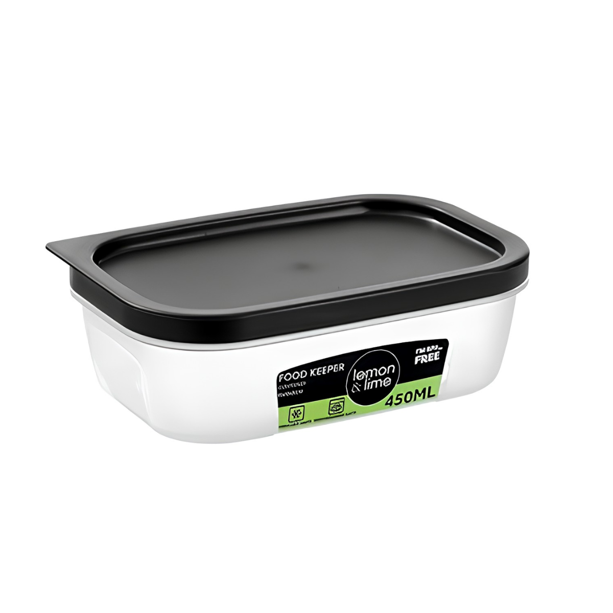 Rectangular Food Keeper Container – 450ml, 15 x 10 x 5cm