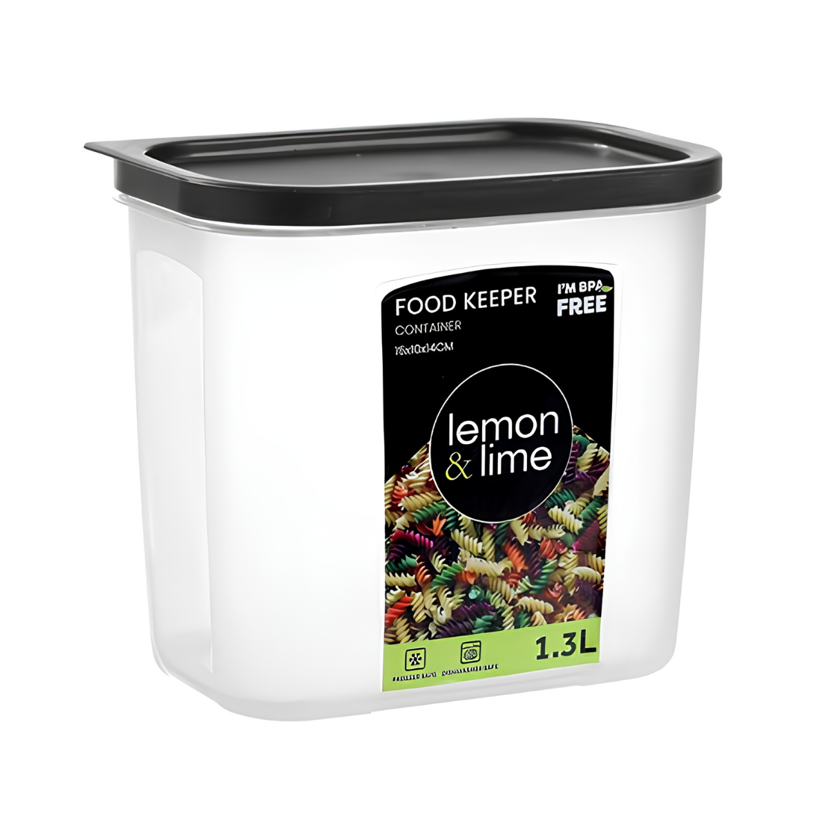 Rectangular Food Keeper Container – 1.3L, 15 x 10 x 13.7cm