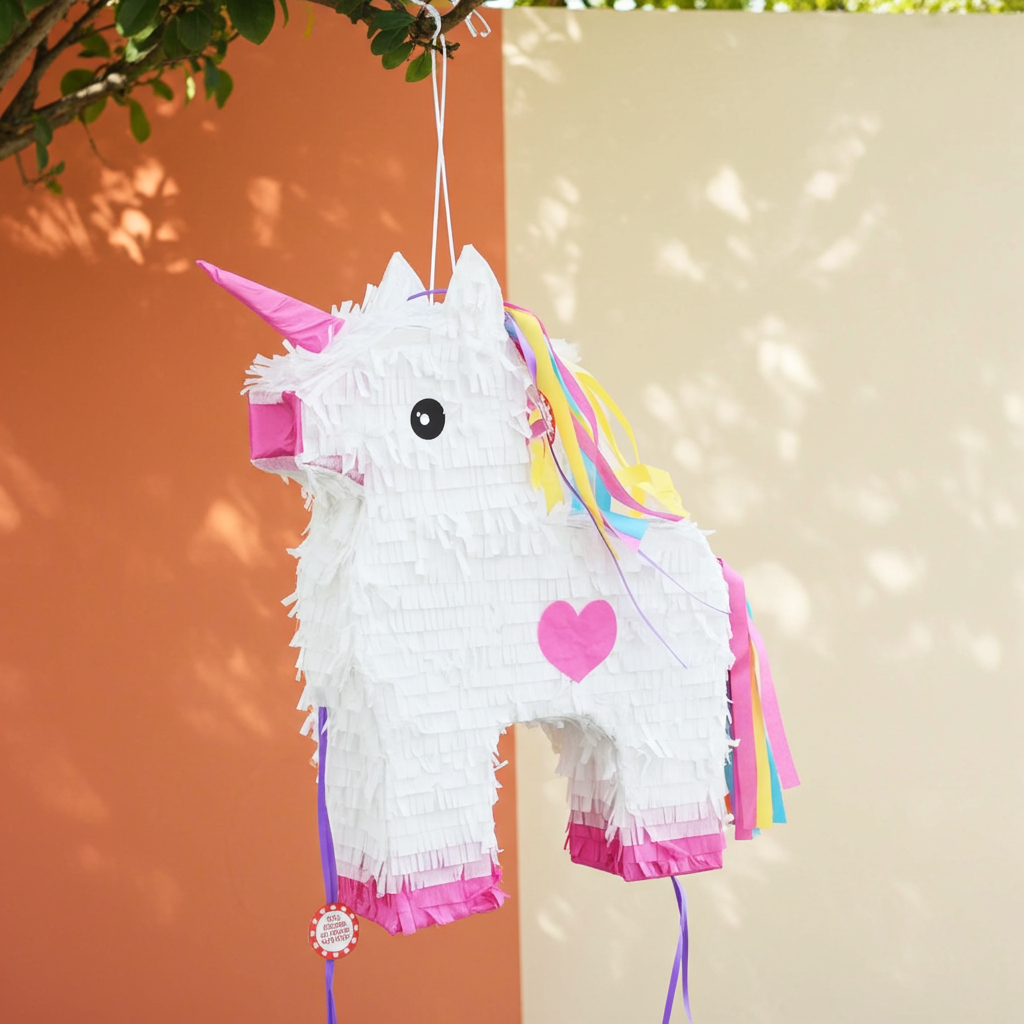 Unicorn Foldable Pinata 41.5 x 28.5 x 8cm