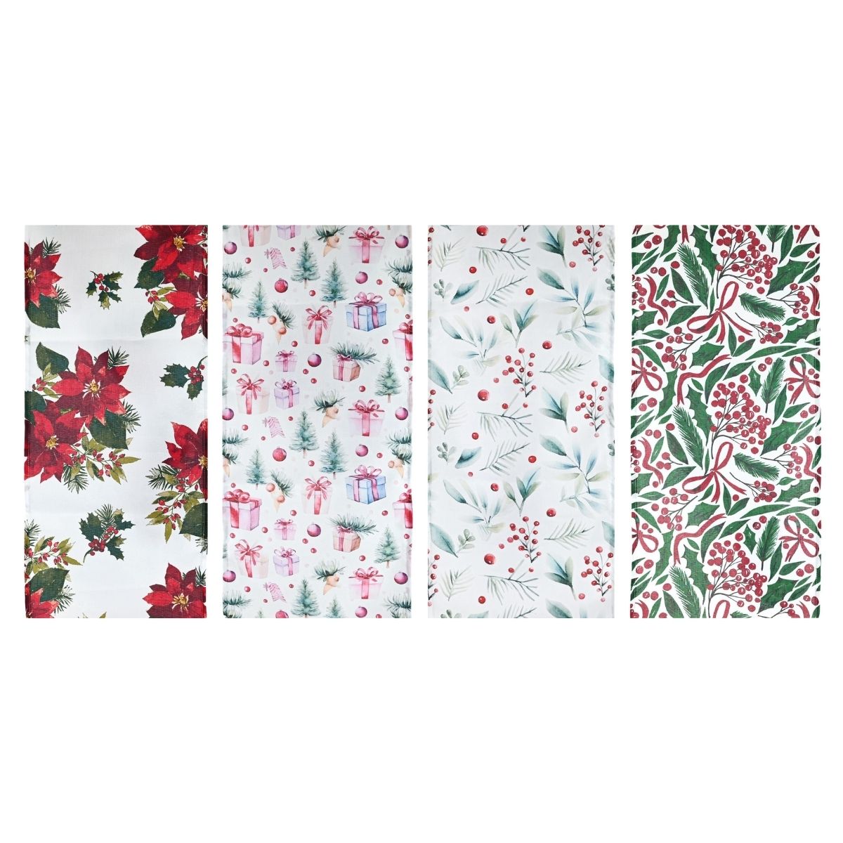 Printed Christmas Table Runner 183cm Assorted