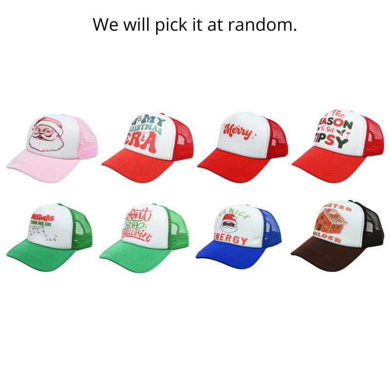 Christmas Trucker Hat Asst