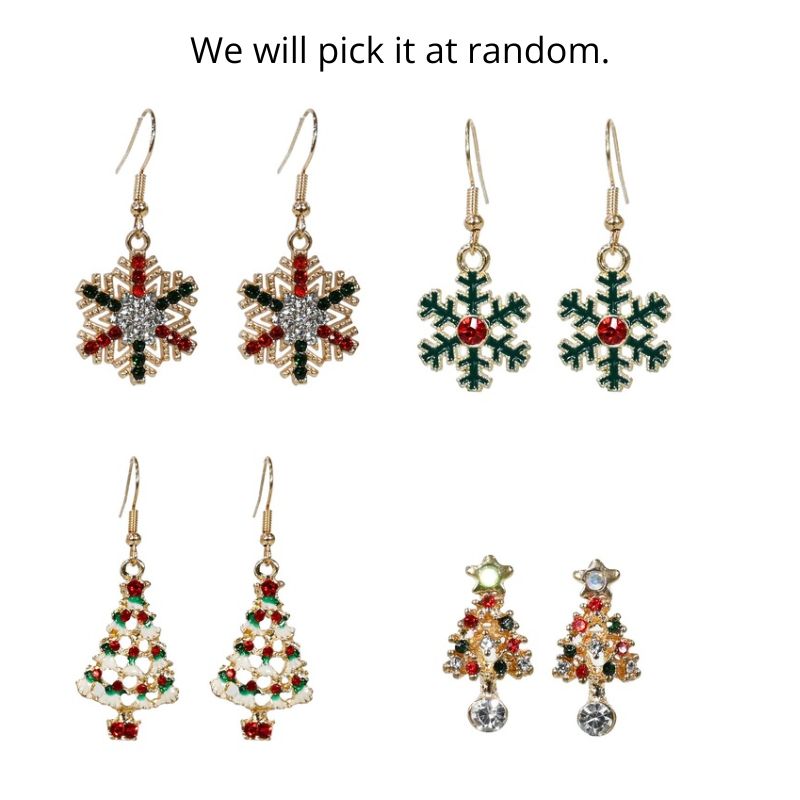 Diamante Earrings Asst