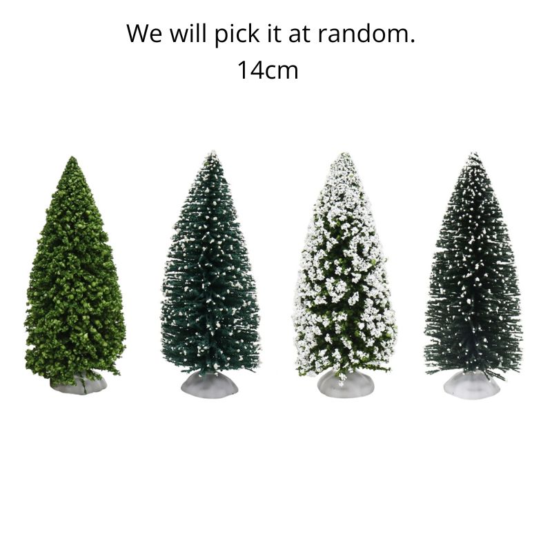 Bristle Tree 14cm Asst