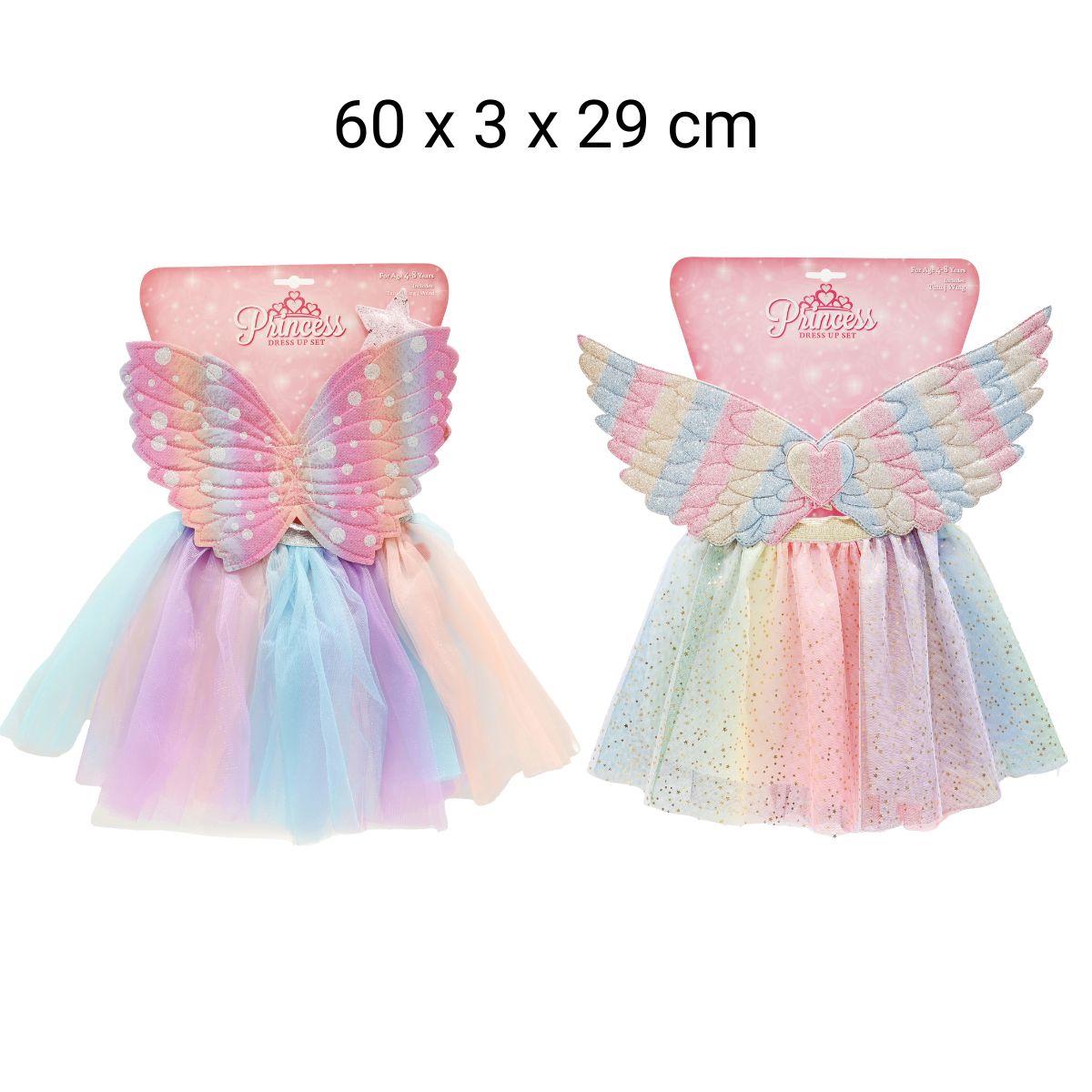 Fairy Tutu and Wings Set Asst