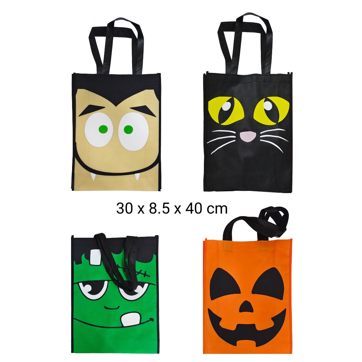Halloween Shopper Bag 40cm Asst