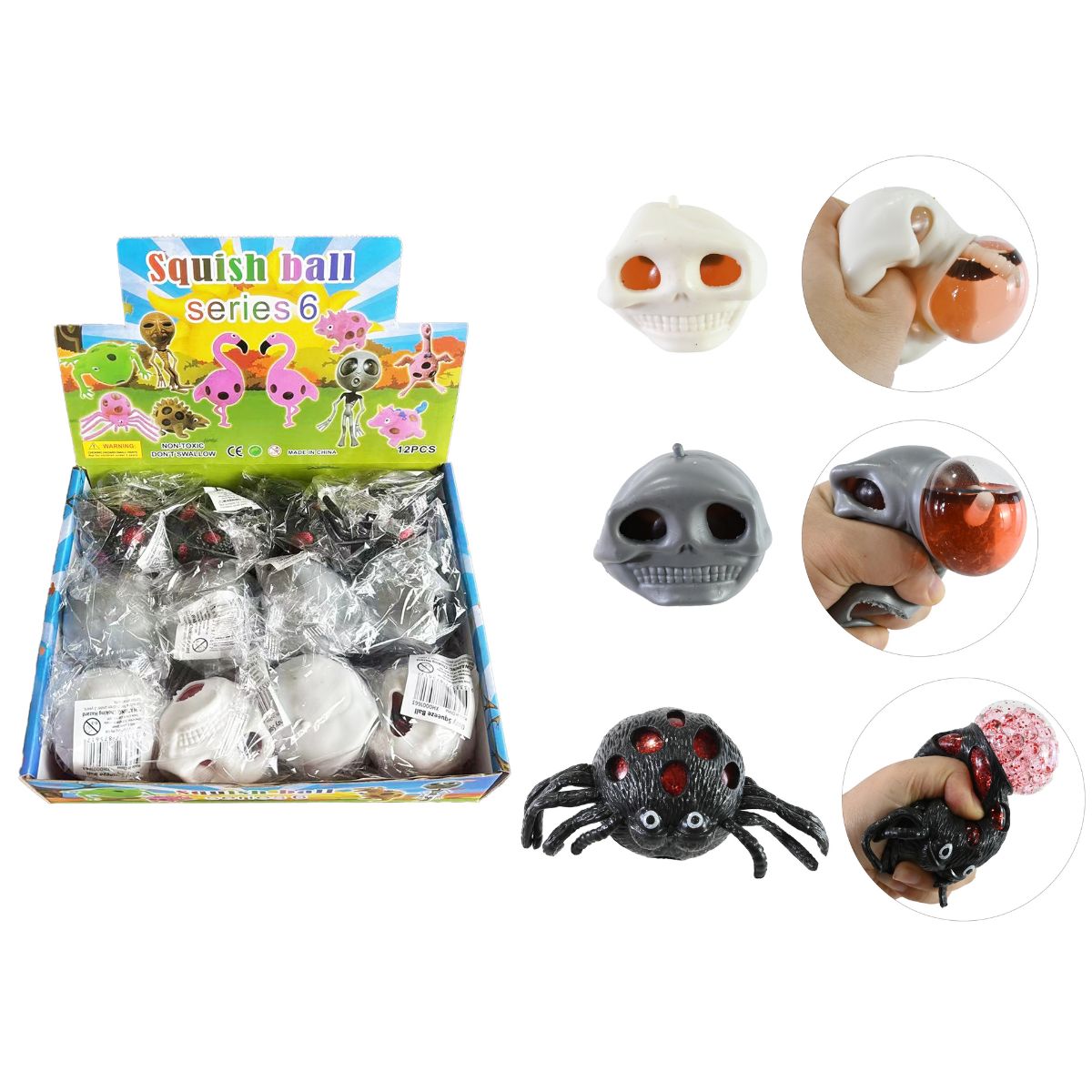 Oozy Squeeze Ball Asst