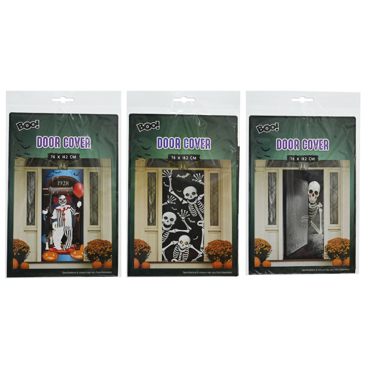 Horror Doorway Curtain 1.8m Asst