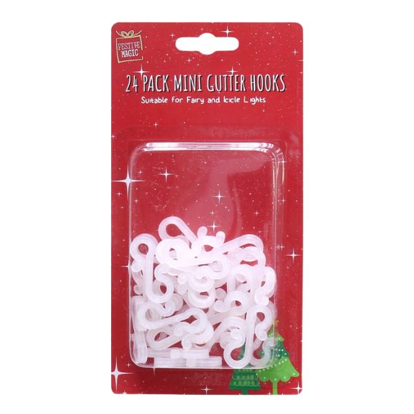 Gutter Hooks 24pk Mini