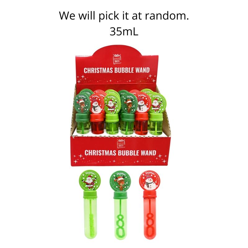 Christmas Bubble Wand 35mL SRT