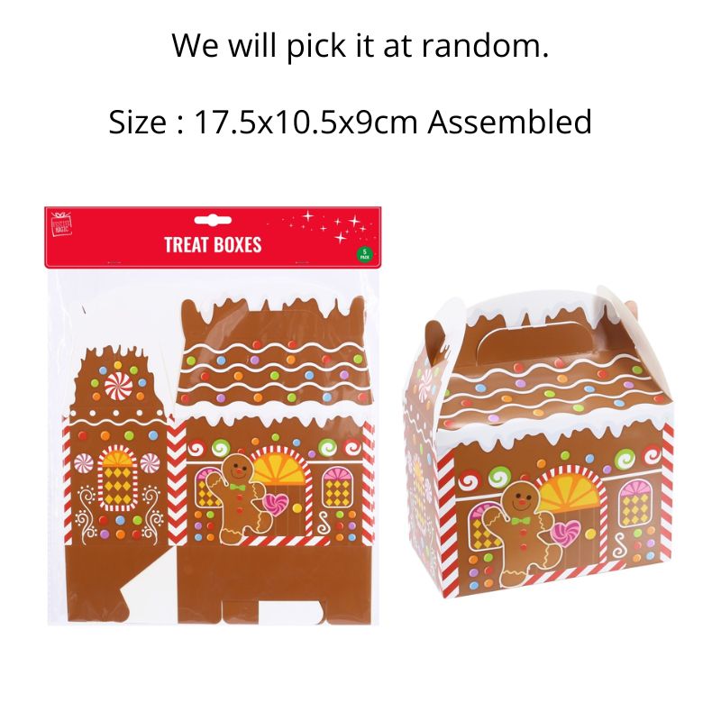 Gift/Treat Gingerbread House 5pc