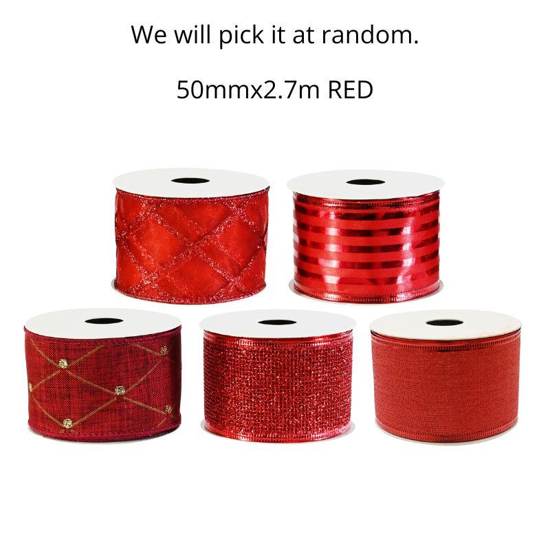 RIBBON 50mmx2.7m RED