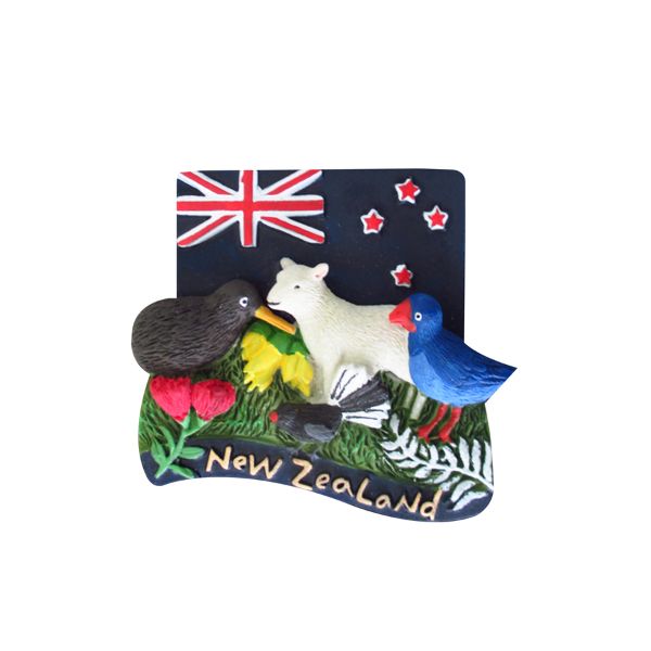 Magnet NZ Animals & Flag image 0