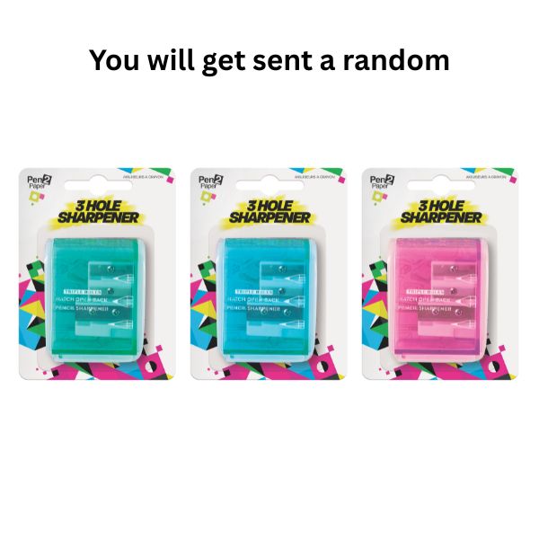 Sharpener 3 Hole 3 Assorted image 0