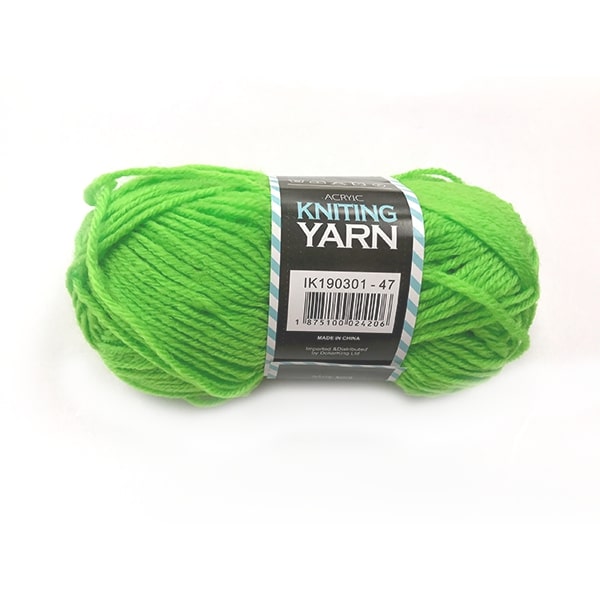 80G Acrylic Yarn(4-ply) – Solid Colour(Apple Green) image 0