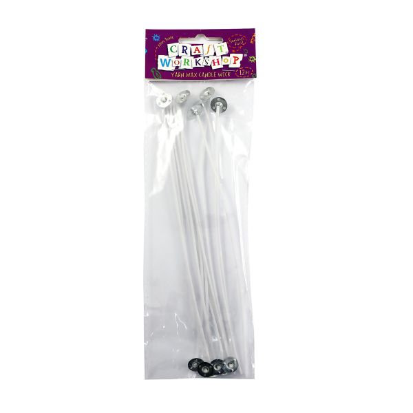Craft Candle 24 Strand Wax Wick 20cm 12pc image 0