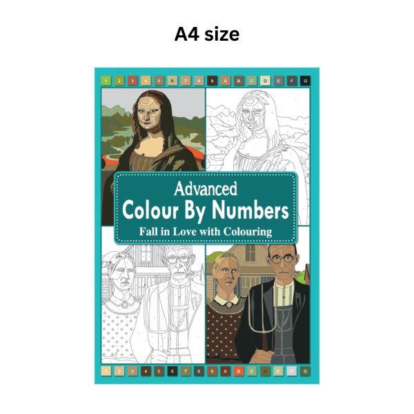 Advanced Colour by Number 64pg A4 image 0
