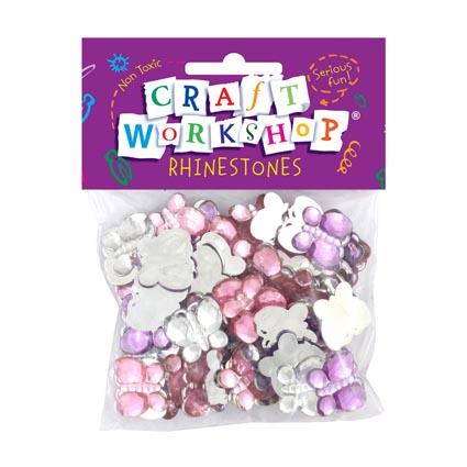 Craft Rhinestones Butterfly Asst image 0