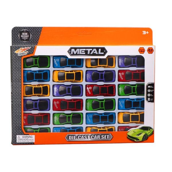24pce Die Cast Sports Car Set image 0