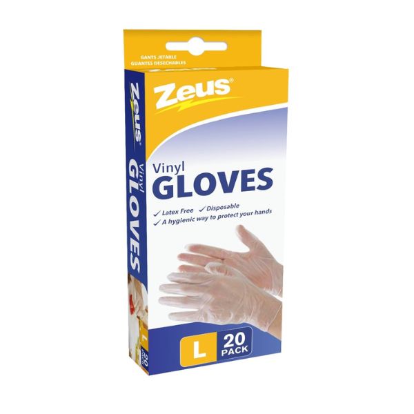 Gloves Disposable Large 20pk image 0