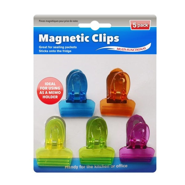 Magnetic Memo Clips 5pk image 0