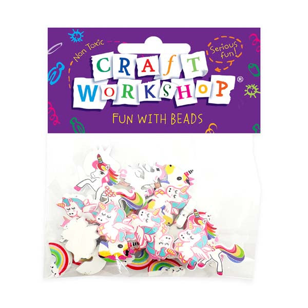 Craft Unicorn Rainbow Beads 32pc image 0