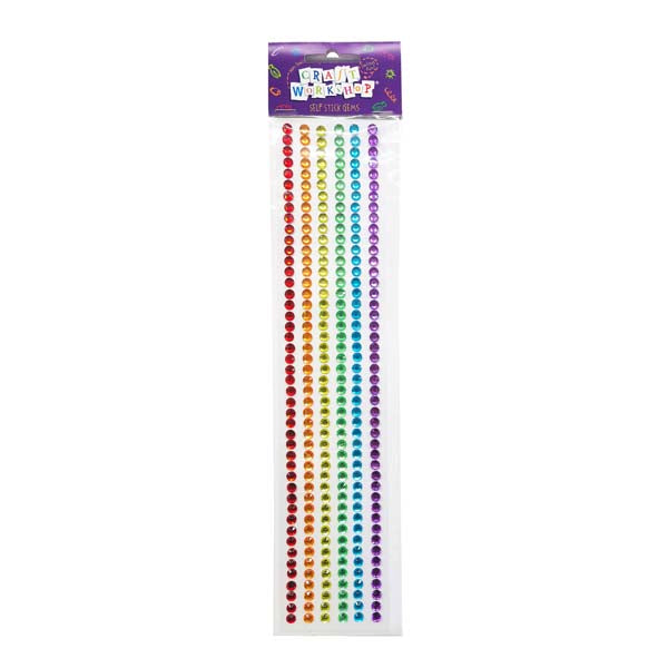 Craft Self Stick Rainbow Gems image 0