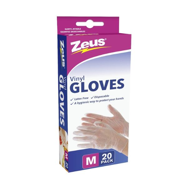 Gloves Disposable Med 20pk image 0