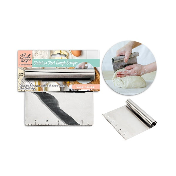 Stainless Steel Dough Scraper image 0