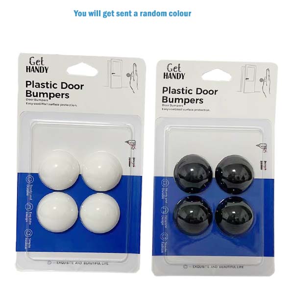 Plastic Door Bumpers 4pc 30mm image 0
