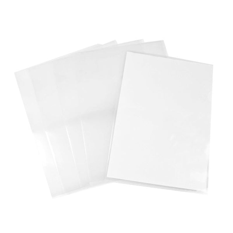(White)A4 Document Pockets 5PC image 0