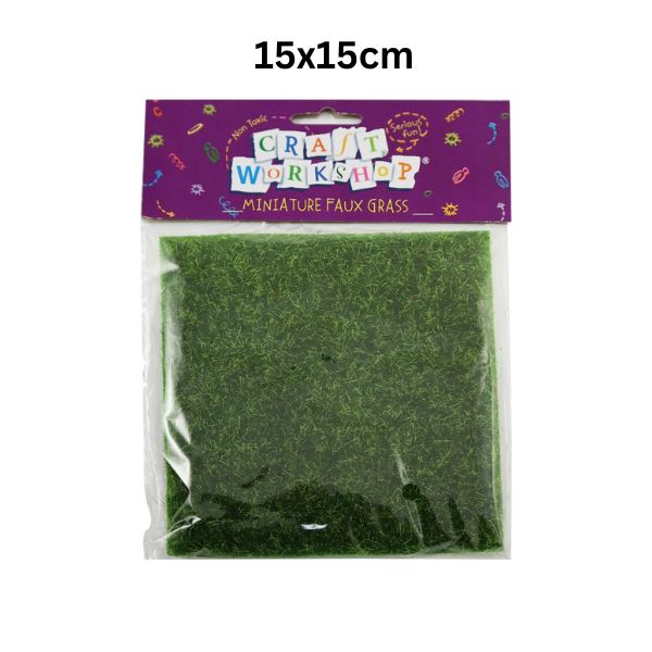 Craft Mini Faux Grass 15x15cm image 0