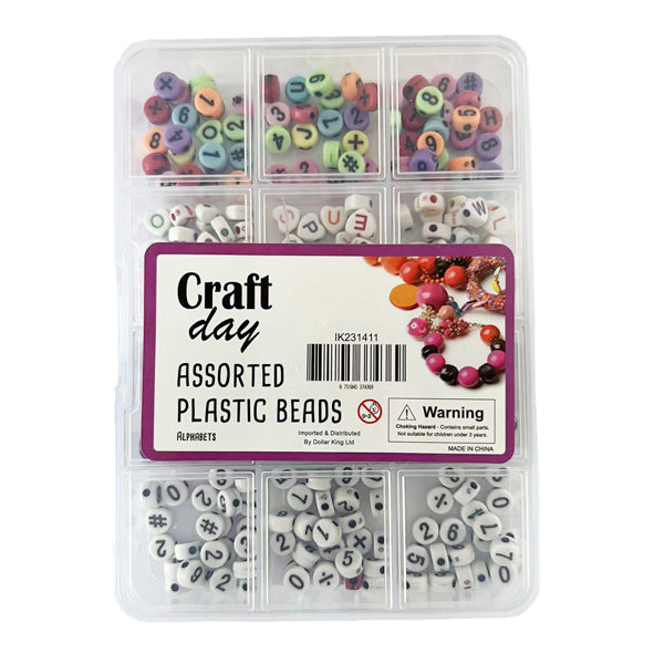 Beads Mixed in container - Alphabets image 0
