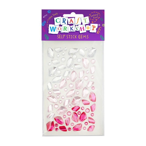 Craft Self Stick Gem Pink 95x155 image 0
