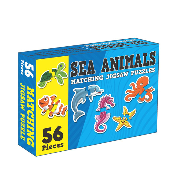 Matching Puzzle Sea Animals 56pc image 0