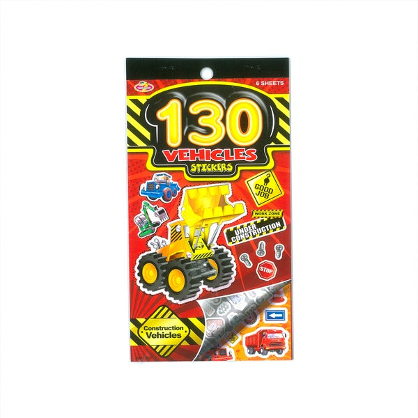 Sticker Pad Vehicles 130pcs image 0
