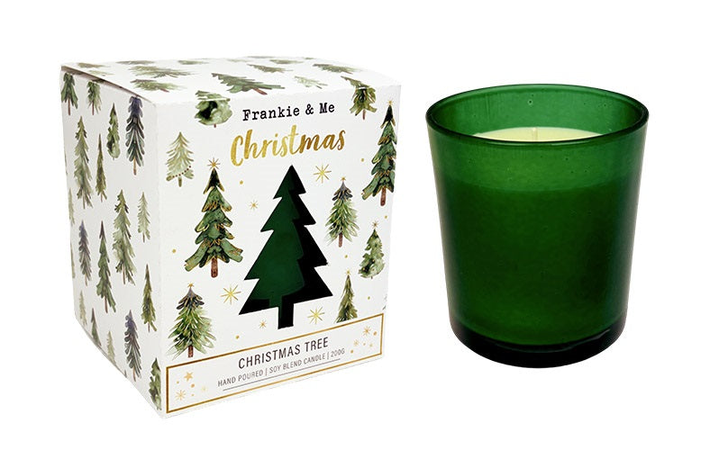 CANDLE XMAS 200G TREE