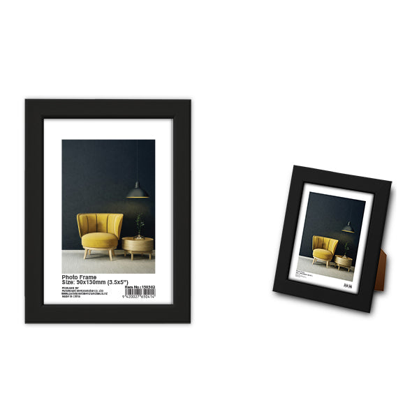 Photo Frame 9x13cm (3.5x5) Black image 0
