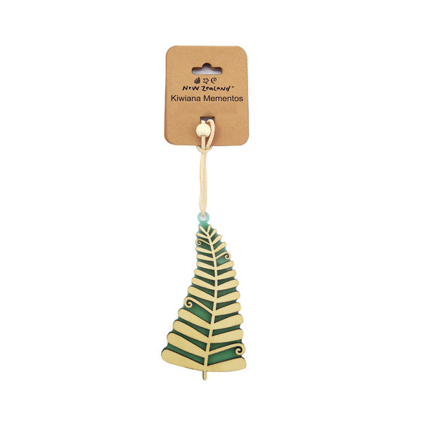 NZ Hanging Ornament Fern 10cm image 0
