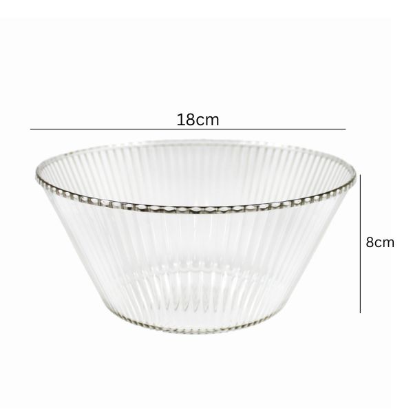 Salad Bowl Clear Strong 18x8 image 0