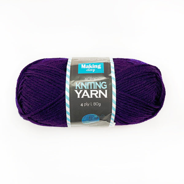 80G Acrylic Yarn(4-ply) – Solid Colour(Haiti) image 0