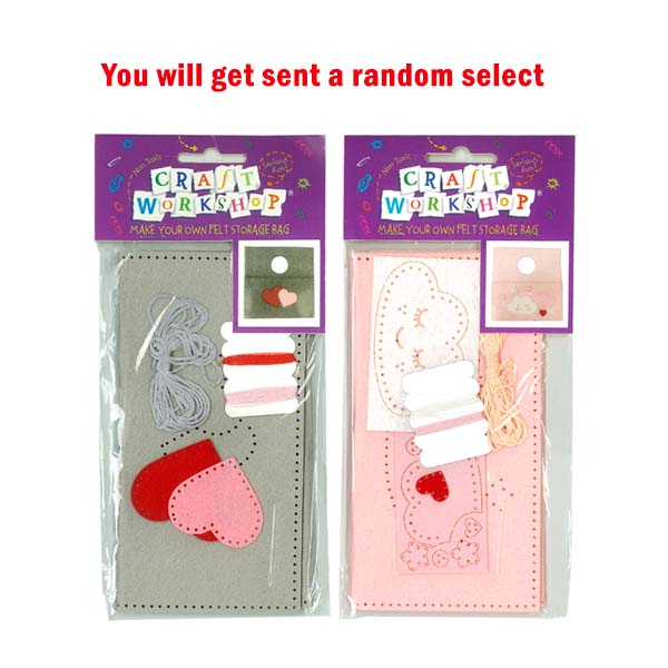 Craft DYO Felt Storage Bag 2asst image 0