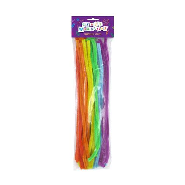 Craft Chenille Stems 30pc 8mmW image 0