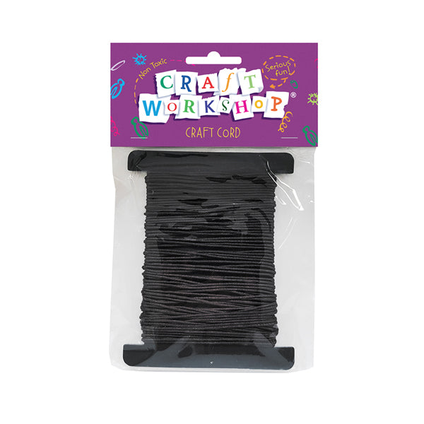 Craft Wax Cord Black 8m 1mm image 0