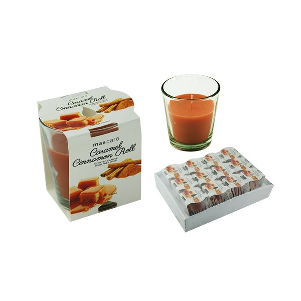 MC Scented Candle in Glass Tumbler 85gms Caramel Cinnamon image 0