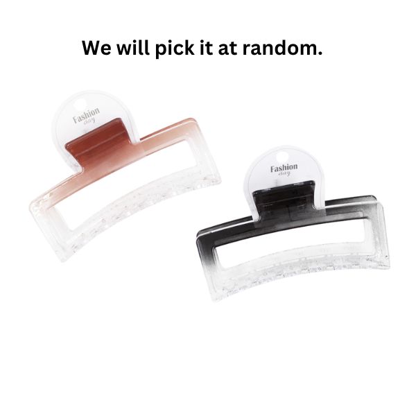 Hair Clip 1pc - Dark Phase-out image 0