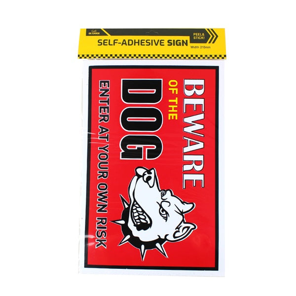 Sign - Dog Enter at your own Risk! image 0