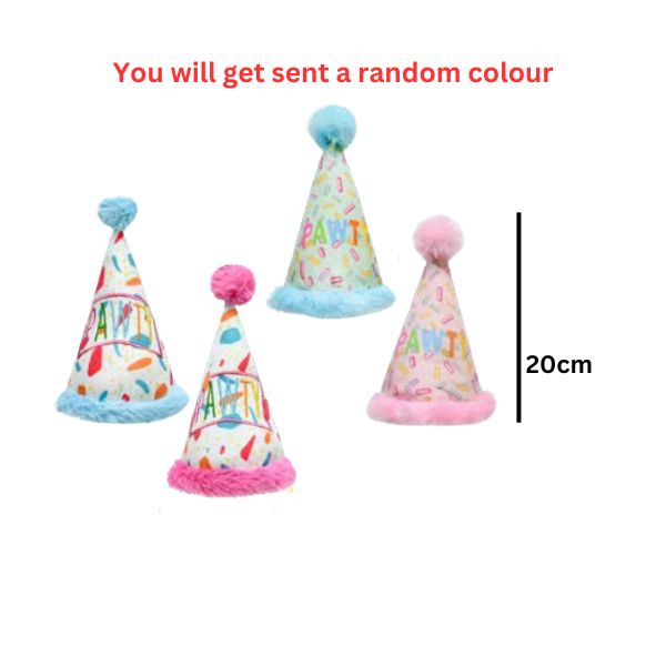 Pet Toys Happy Birthday Hat 20cm image 0