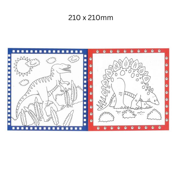 Colouring Book Dinosaurs 21cm 32pgs image 1