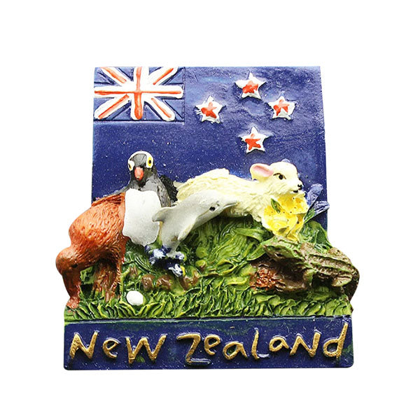 Magnet NZ Animal W/Flag image 0